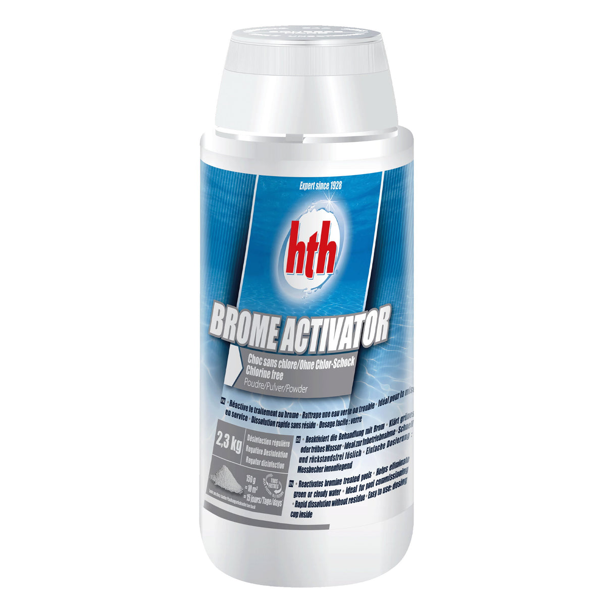 2,3 kg - hth® BROME ACTIVATOR Oxygène Choc