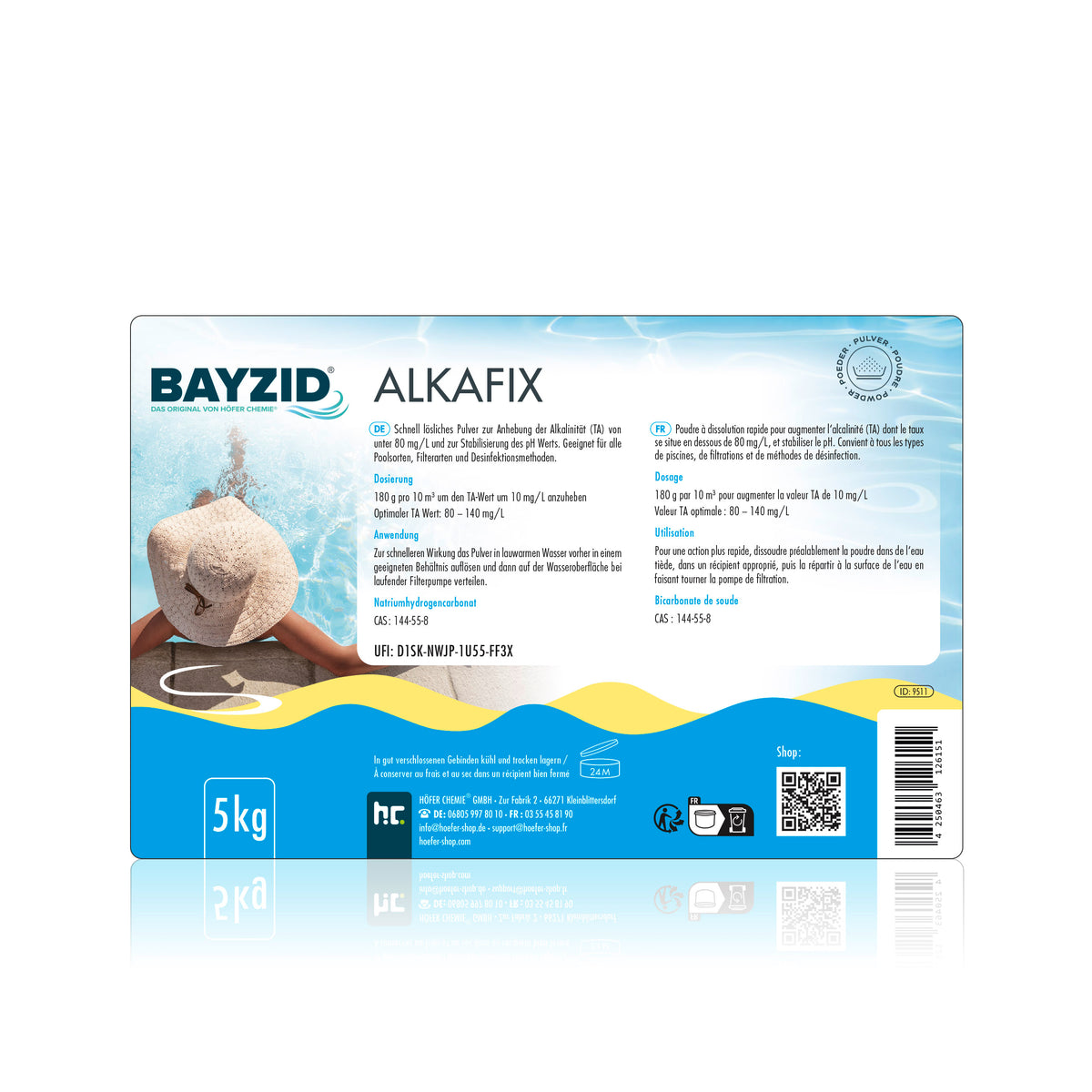 5 kg BAYZID® Alkafix Stabilisation du pH