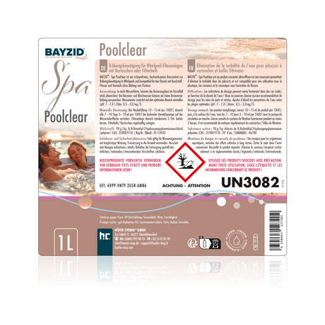 1 L BAYZID® SPA Poolclear Trübungsbeseitigung