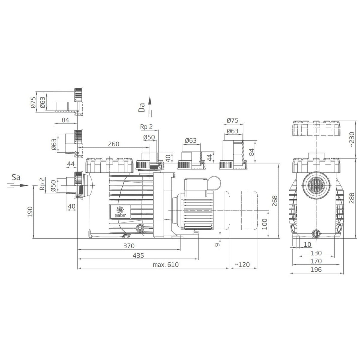 Speck BADU Gamma 32, 230V - 1,50 kW - B-Ware