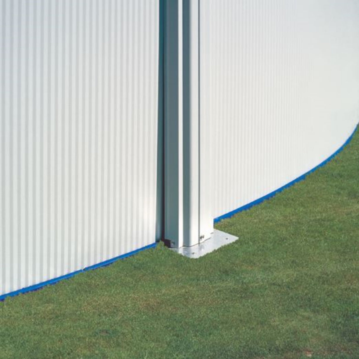 GRE Ovalformbeckenset Stahloptik Bora Bora 500 x 300 x 120 cm