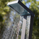 GRE Alu-Solardusche Luxe 38 Liter in silber/schwarz