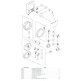 Jeu de tuyaux pour pompe doseuse Bayrol Automatique ph/Automatique Cl-pH à partir de 2021 / Automatique Sel