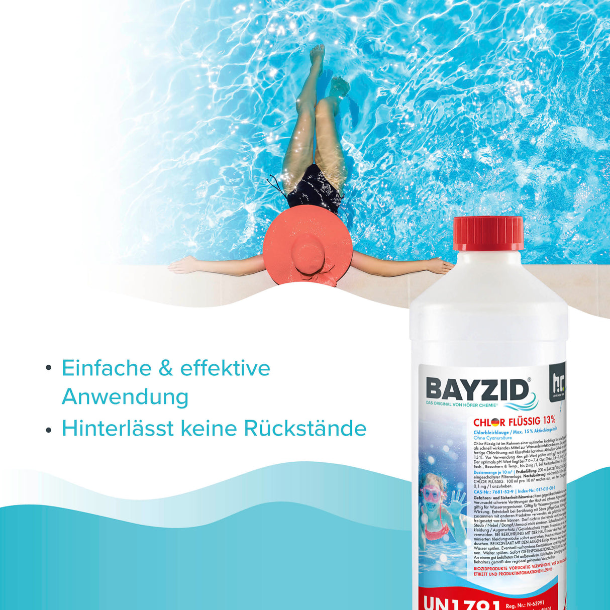 1 kg de BAYZID® Chlore 13% liquide