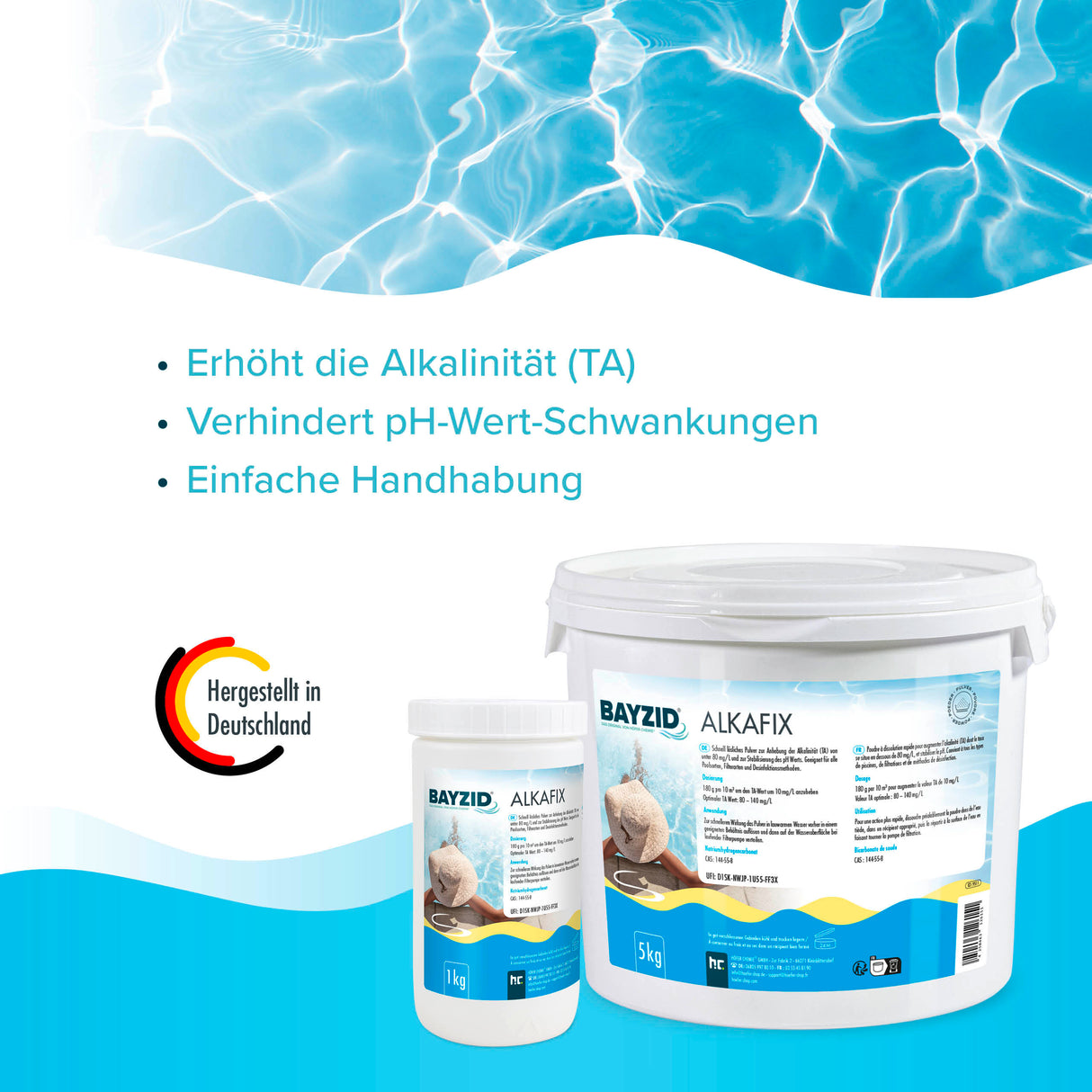 5 kg BAYZID® Alkafix Stabilisation du pH