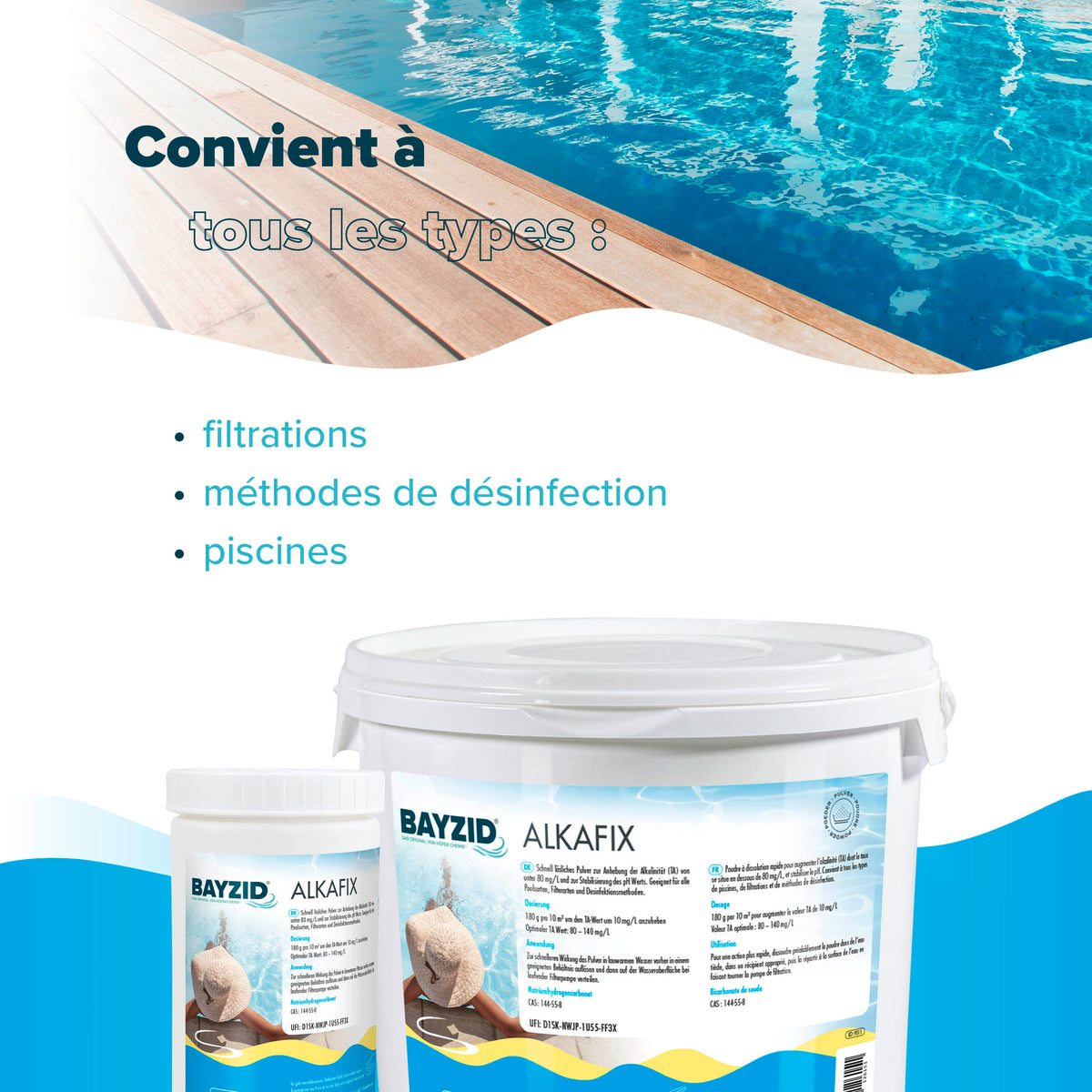5 kg BAYZID® Alkafix Stabilisation du pH