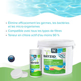 5 kg BAYZID® Chlortabs 200g à dissolution lente