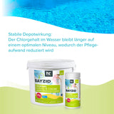 1 kg de tablettes de chlore BAYZID® 20g à dissolution lente