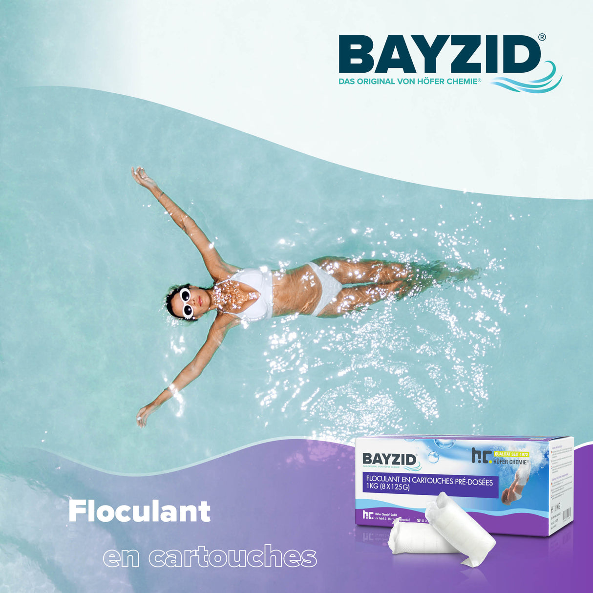 1 kg BAYZID® cartouches de floculant