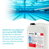 12,5 kg BAYZID® Chlore 13% liquide