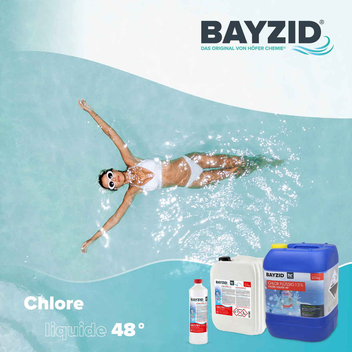 1 kg de BAYZID® Chlore 13% liquide