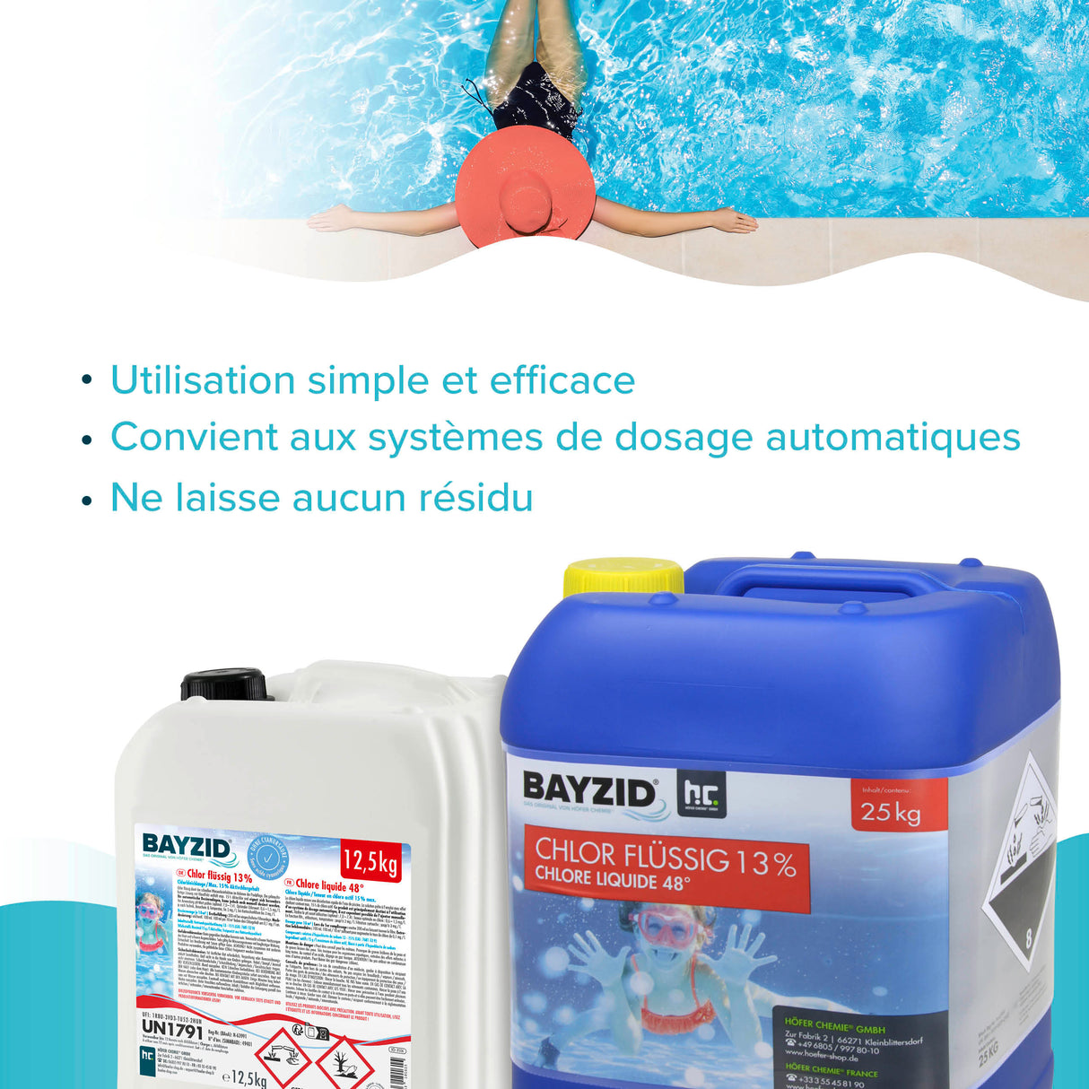 12,5 kg BAYZID® Chlor 13% flüssig