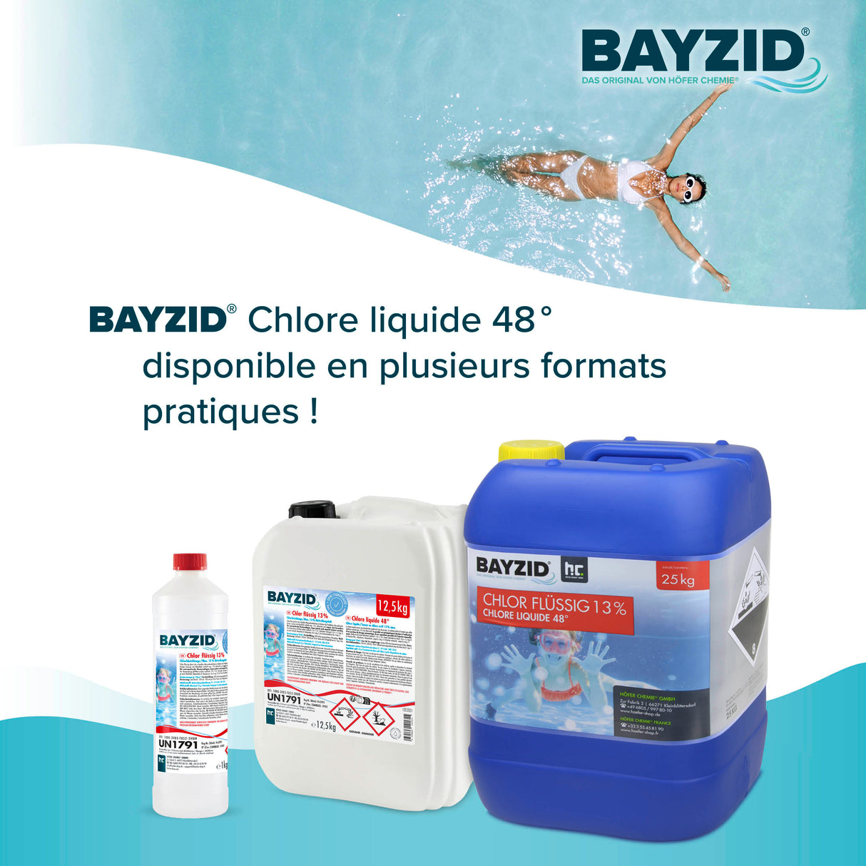 25 kg BAYZID® Chlor 13% flüssig