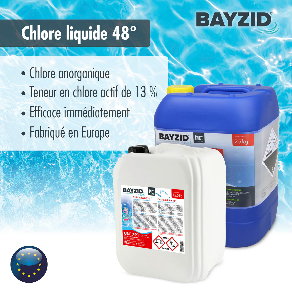 12,5 kg BAYZID® Chlor 13% flüssig