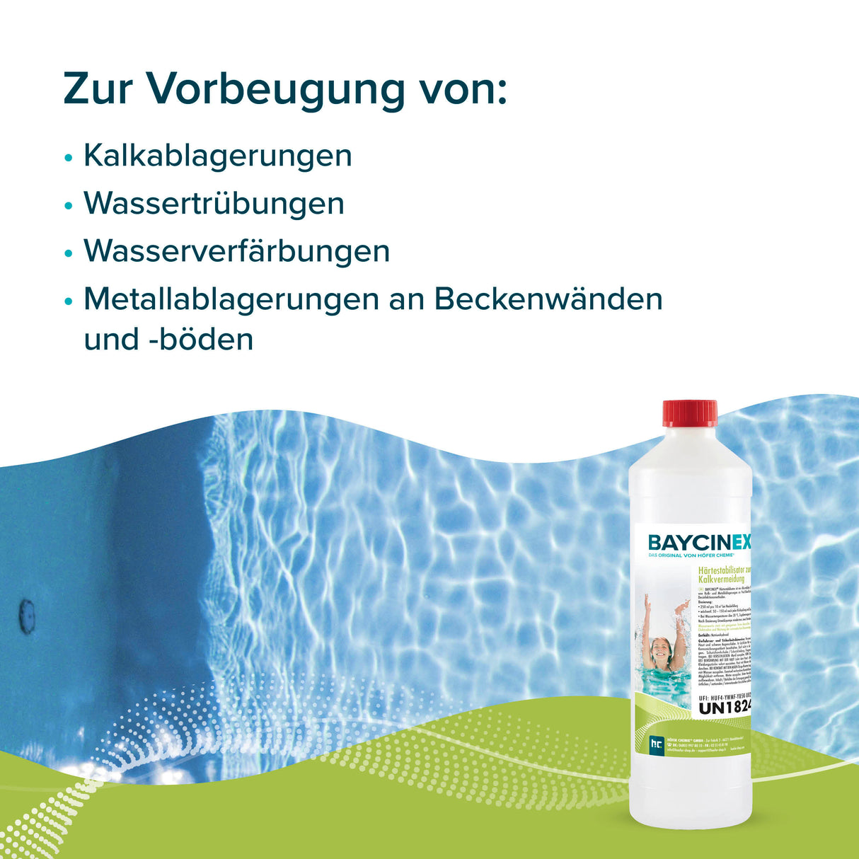 1 L BAYCINEX® Härtestabilisator zur Kalkvermeidung