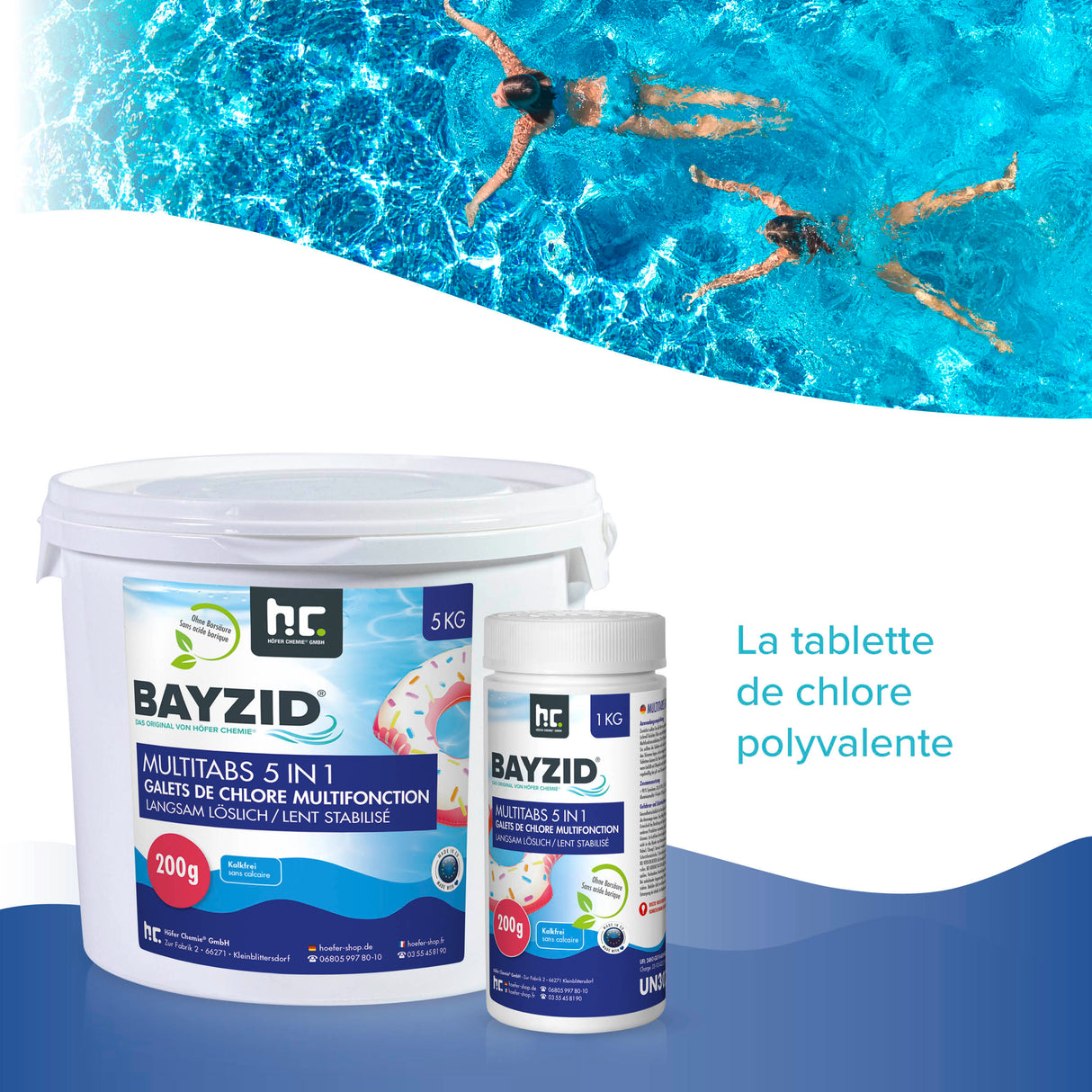 5 kg de BAYZID® Multitabs 5in1 200g