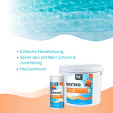 7 kg BAYZID® pH Minus granulés