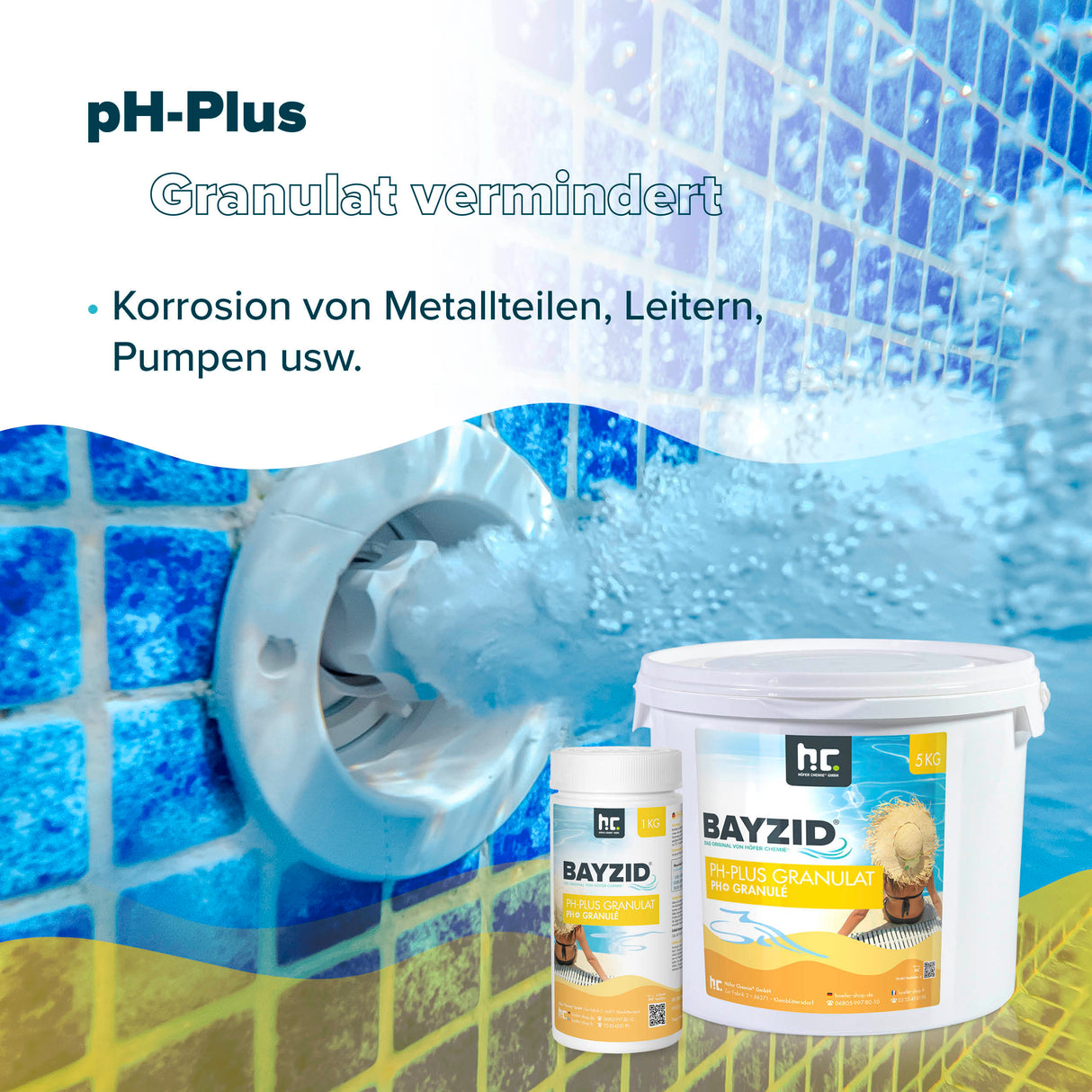 5 kg BAYZID® pH Plus Granulat
