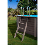 Ensemble piscine composite rectangulaire GRE 466 x 326 x 124 cm 