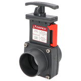 Robinet-vanne PVC-U 63 x 63 mm manchon adhésif x manchon adhésif