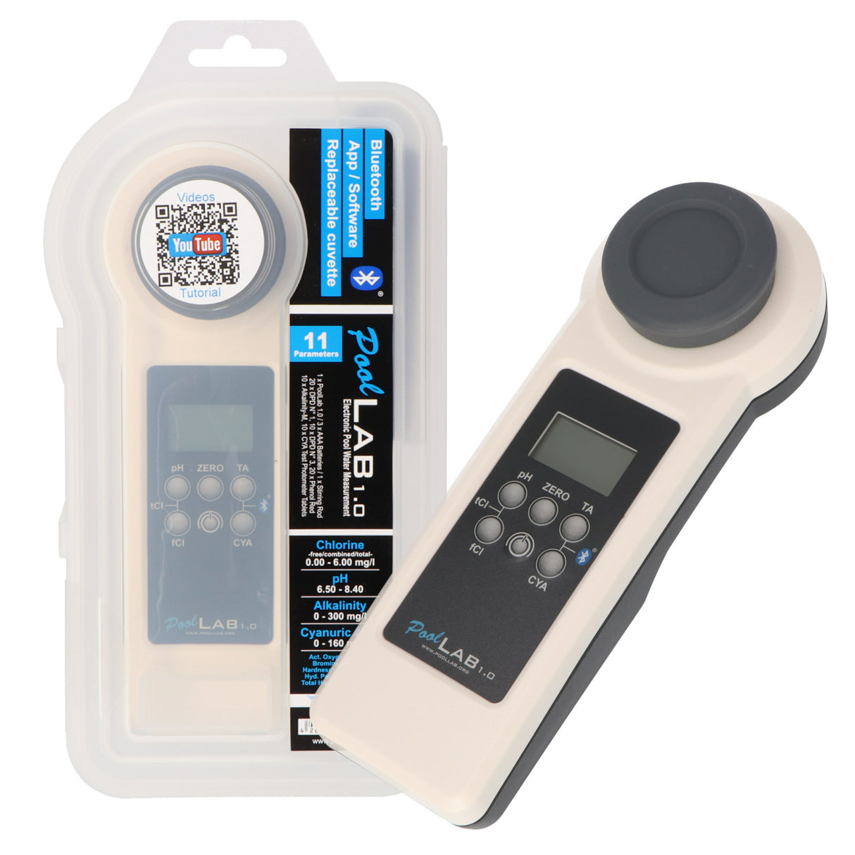 PoolLab 1.0 Elektronischer Pooltester - B-Ware