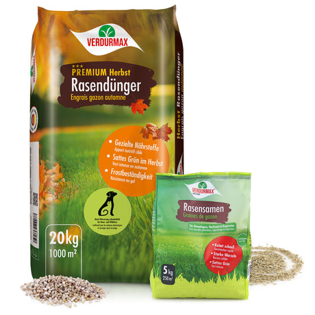 VERDURMAX® Duo d’entretien automnal pour pelouse