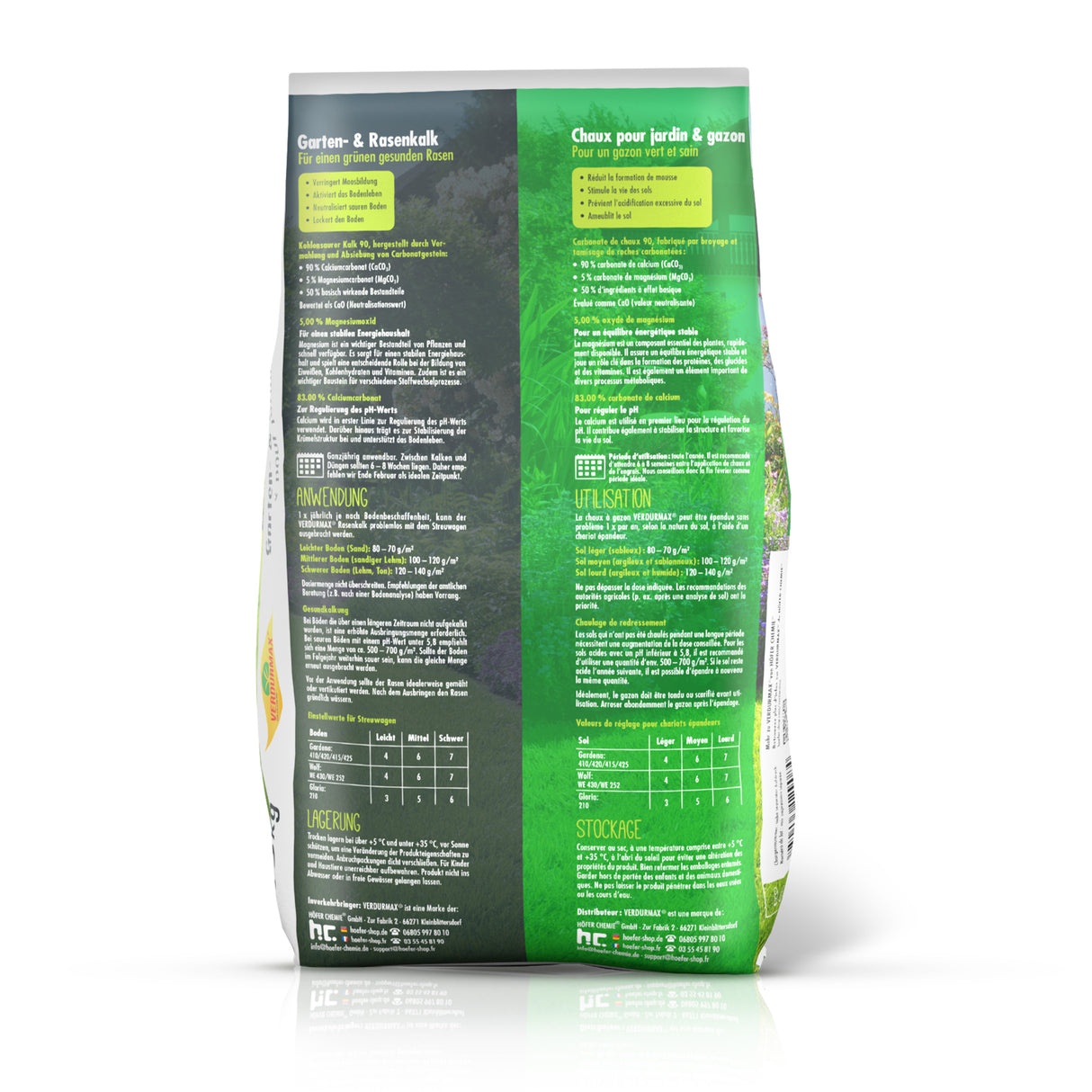 15 kg VERDURMAX® Garten- und Rasenkalk