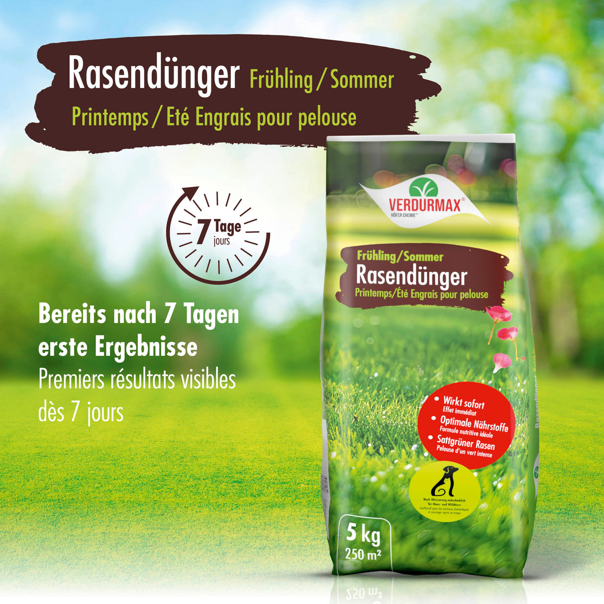 5 kg VERDURMAX® Rasendünger Frühling / Sommer