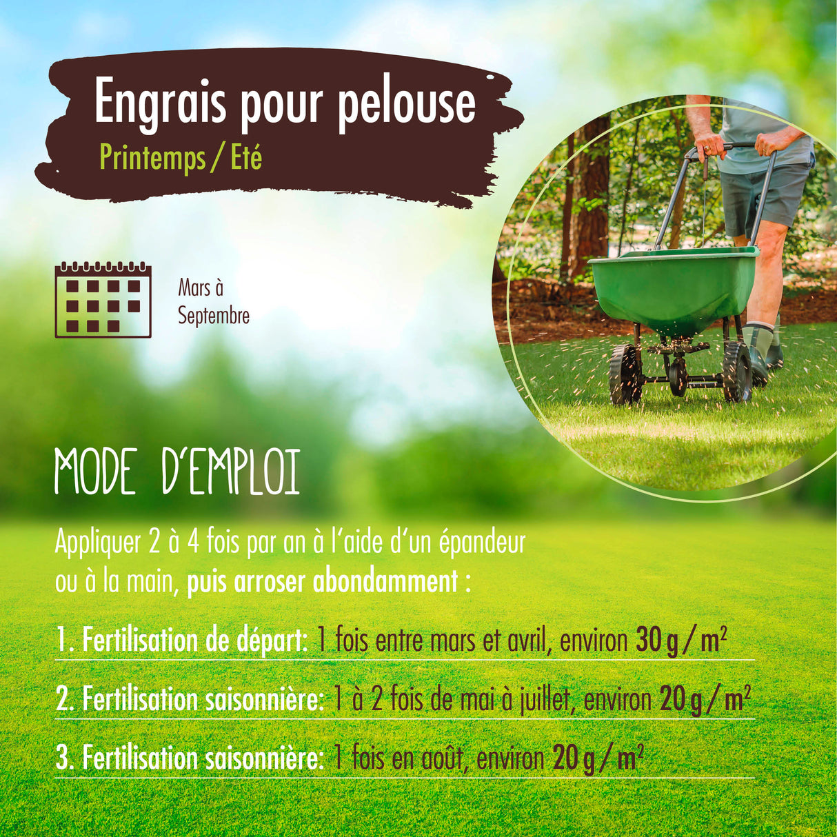 20 kg VERDURMAX® Rasendünger Frühling / Sommer