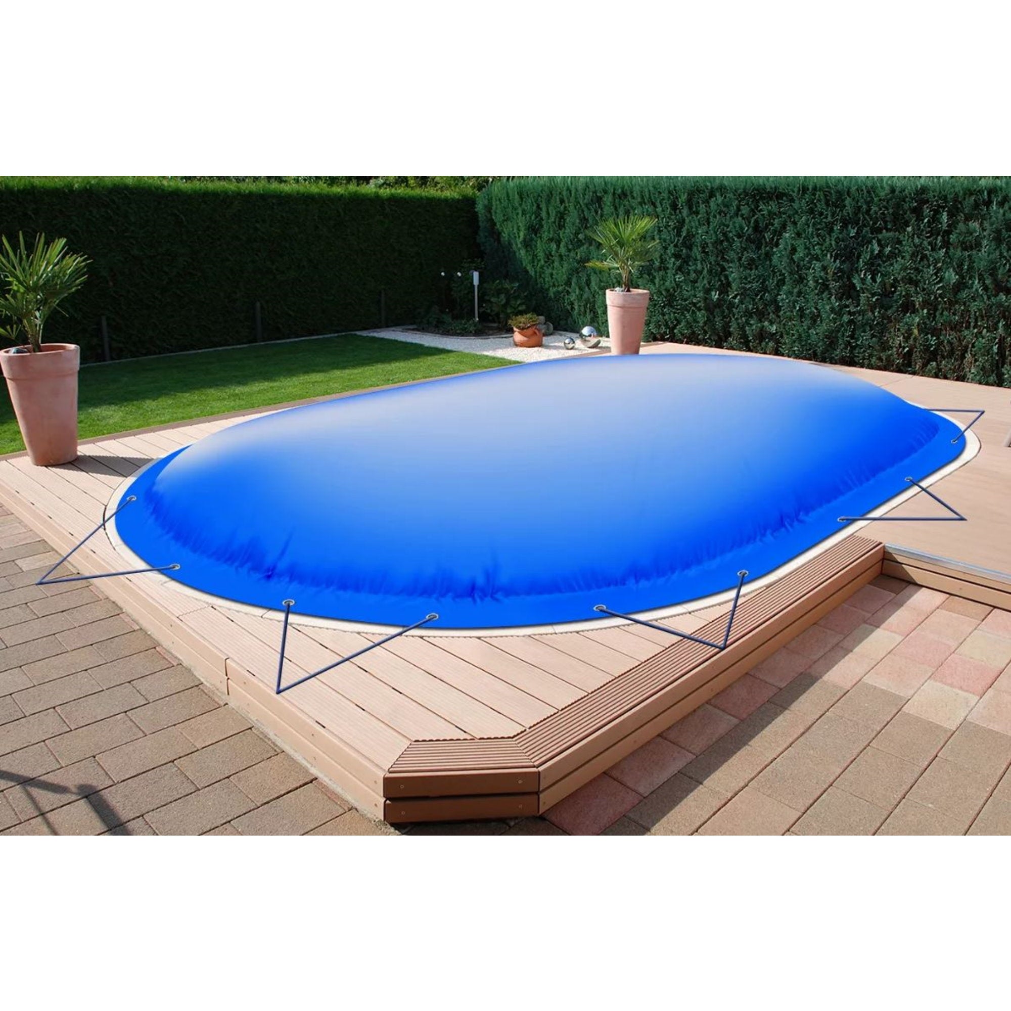 Coussins Gonflables Hivernage Piscine - Set 4, 120x120 Cm, Résistant UV/Chlore - Protection Gel Flotteurs Piscine Hiver 120cm Coussins Gonflables Hivernage Piscine - Set 4, 120x120 Cm, Résistant UV/Chlore - Protection Gel Flotteurs Piscine Hiver 120cm