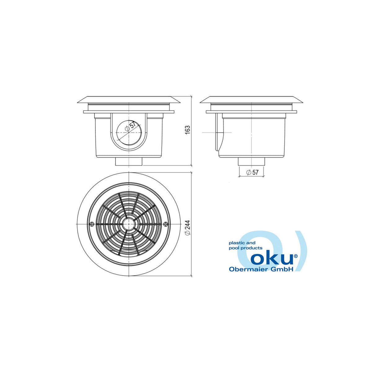 OKU Einbauteileset für Styropor-Pools