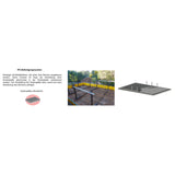 Ensemble piscine composite rectangulaire GRE 466 x 326 x 124 cm 