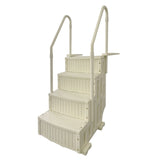 Escalier de piscine OKU 4 marches en plastique