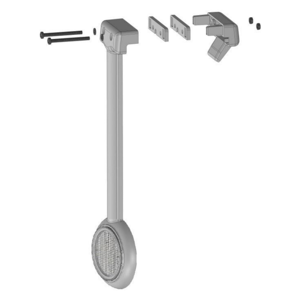 LED Einhänge-Unterwasserscheinwerfer für Aufstellpools – Weiß oder RGB, 12 V