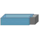Pool Technikschacht für OKU Styropor-Pool Prestige 3,00 x 1,00 x 1,50 m