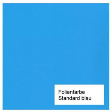 Liner de piscine en forme de huit avec passepoil coin bleu standard