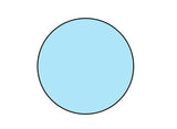 Poolfolie Rund Hellblau