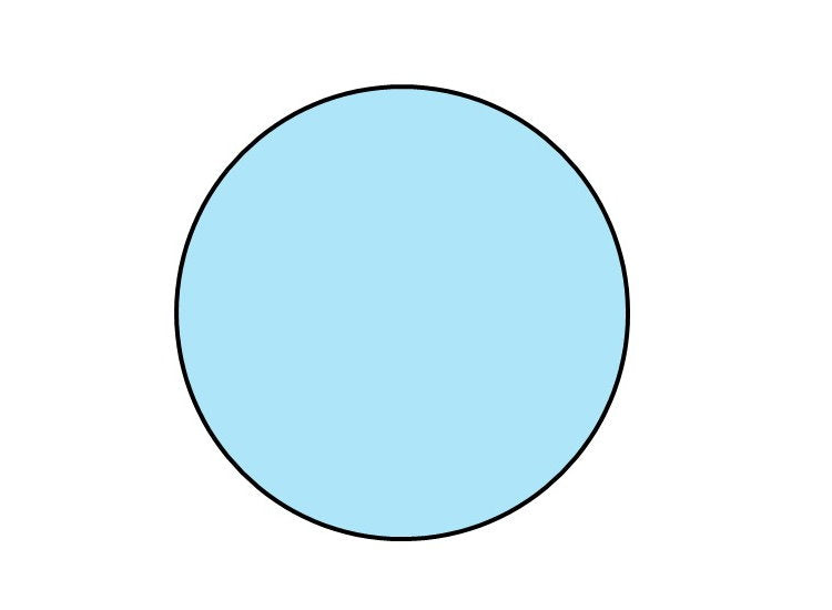 Liner de piscine rond bleu clair