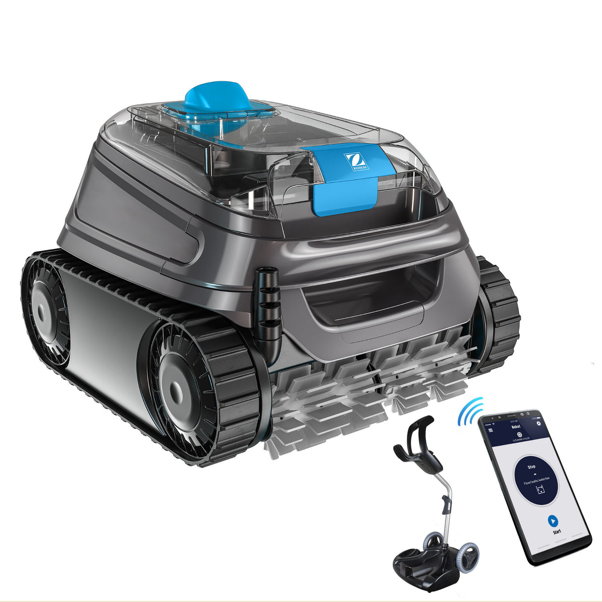 Robot de piscine ZODIAC CNX 50 iQ avec chariot