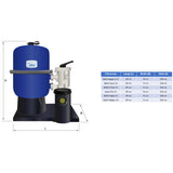 Sandfilteranlage Hawaii Ø 600mm mit Speck Badu Prime 13 m³/h