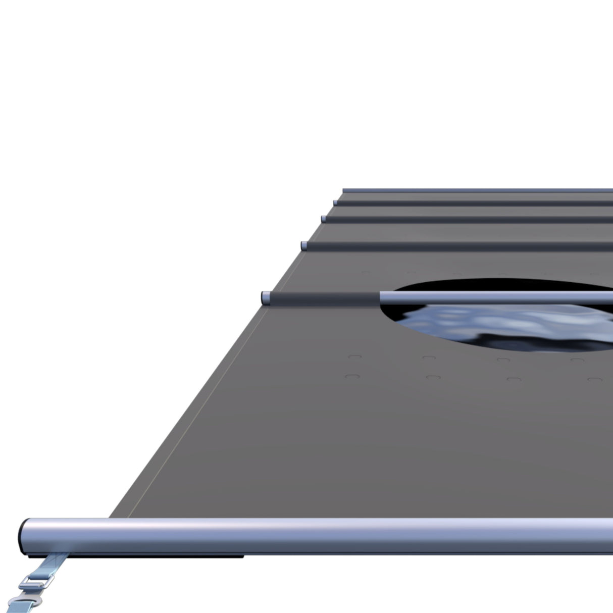 Couverture de sécurité pour piscine TUBE