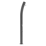 OKU SOLAX Douche solaire Curve 25 L Aluminium avec rince-pieds
