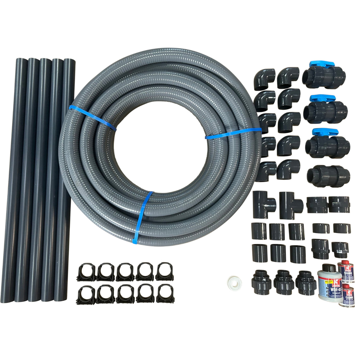 OKU PVC-Verrohrungsset für Styropor-Pool Prestige