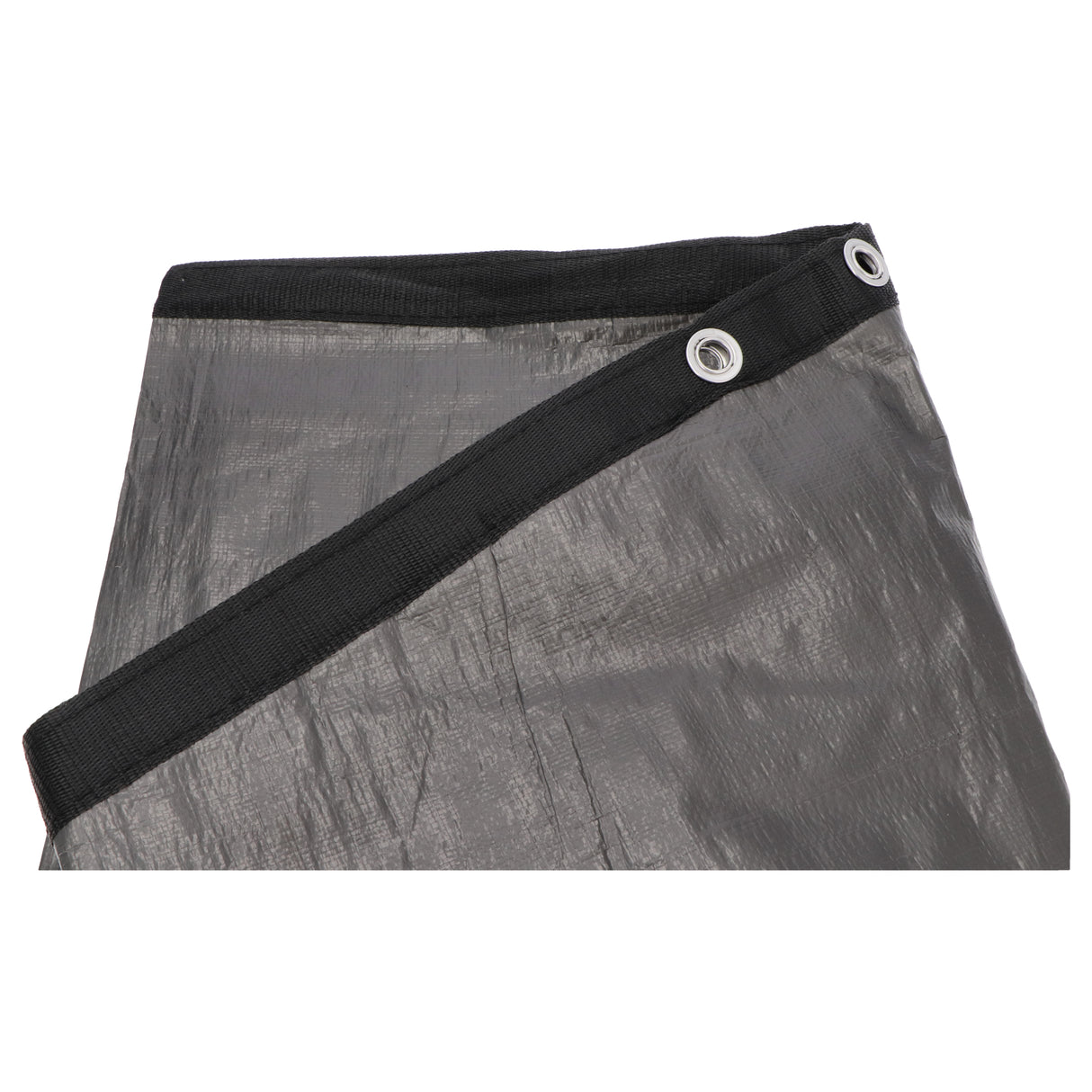 Bâche d'hiver pour piscine en forme de huit 220 g/m² avec bords renforcés