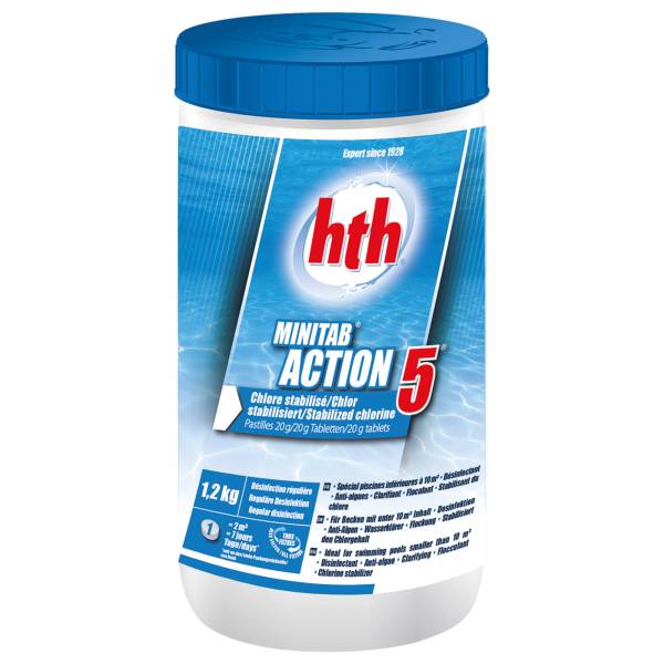 1,2 kg - hth® MINITAB 20g ACTION 5