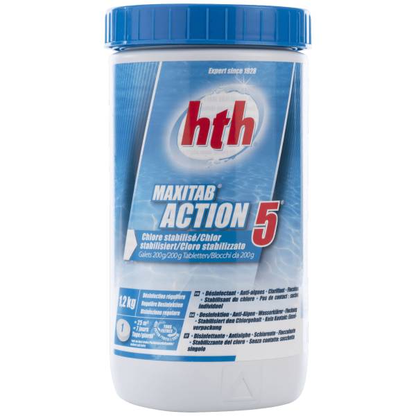 1,2 kg - hth® MAXITAB 200g ACTION 5