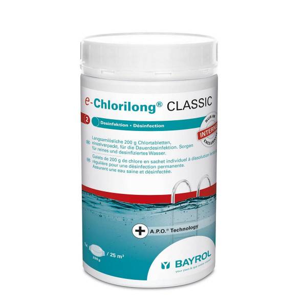 1 kg - BAYROL e-Chlorilong® CLASSIC 200 g Tabletten