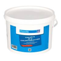 3 kg - PoolsBest® Chlortabs S 20g - schnelllöslich