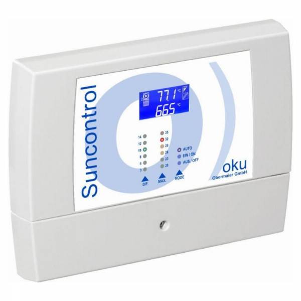 OKU Suncontrol: Differenztemperaturregler komplett mit 2 Fühlern