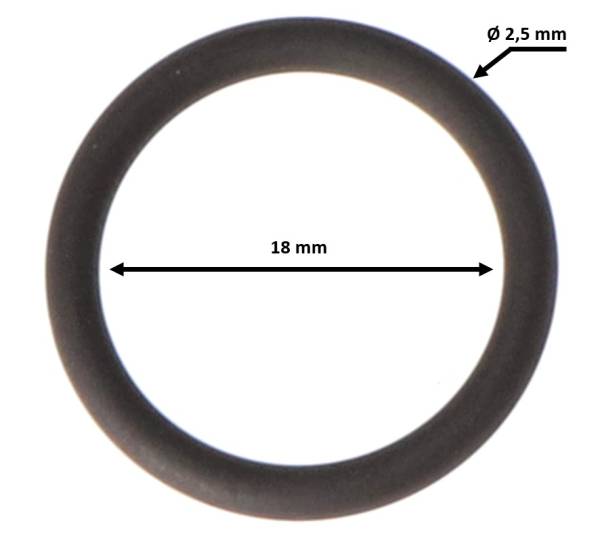 O-Ring 18 x 2,5 mm, Viton f. Verschluss-Schraube PG13,5